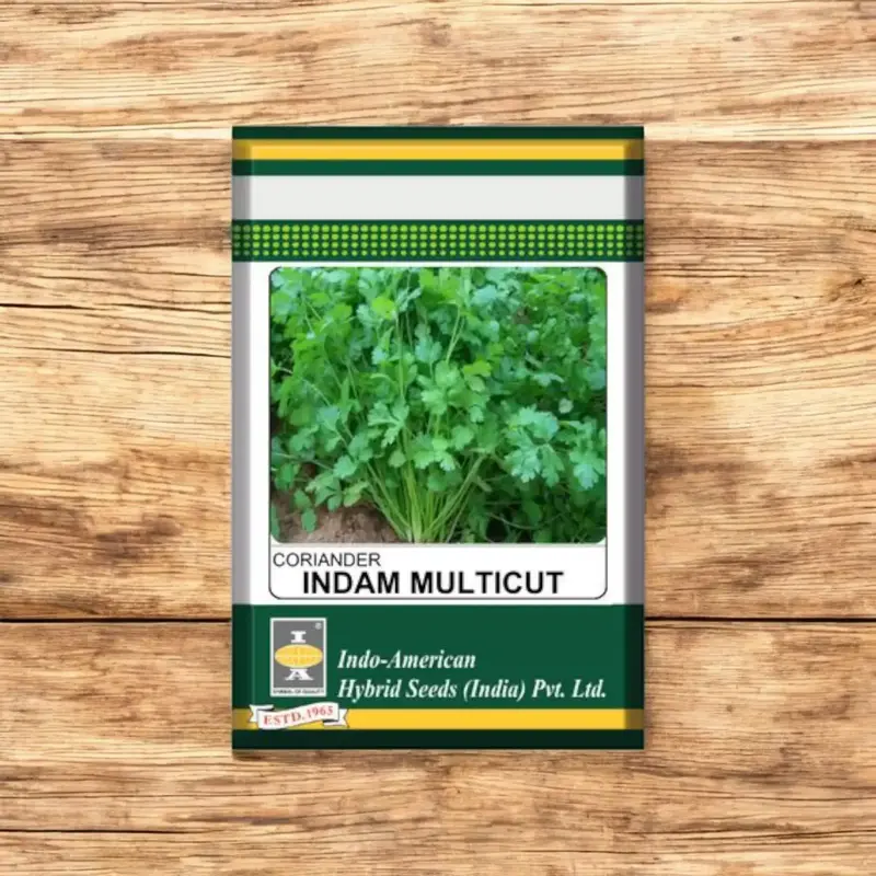 851 - 2026-09-25T121720.440 Indo american seeds indam multicut coriander F1 hybrid seed - Image 1