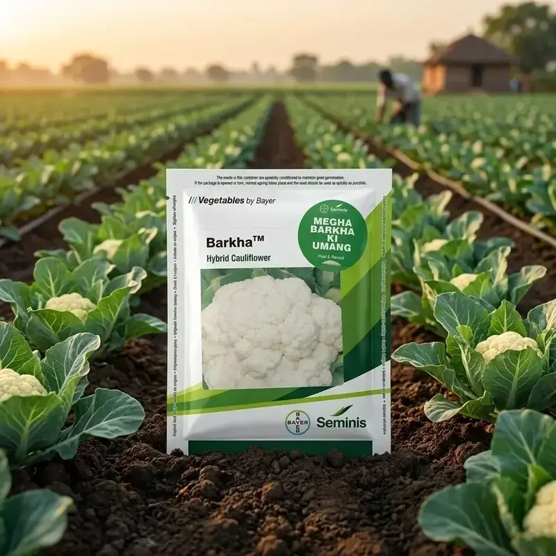 851 (55) Seminis Barkha F1 Hybrid Cauliflower Seeds - Image 1
