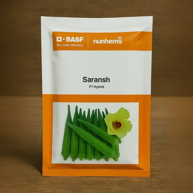 85601 (34) Nunhens Saransh Okra Seeds - Image 1