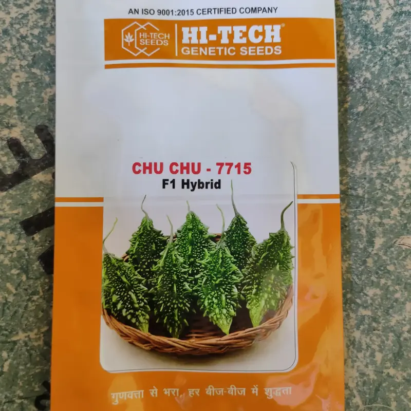 85671 (30) Hi-Tech CHU CHU – 7715 F1 Hybrid Bitter Gourd Seeds - Image 1