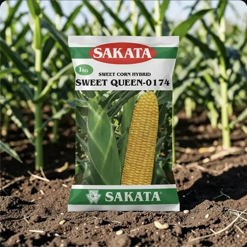 85671 (39) Sakata Sweet Queen-0174 F1 Hybrid Sweet Corn Seeds - Image 1