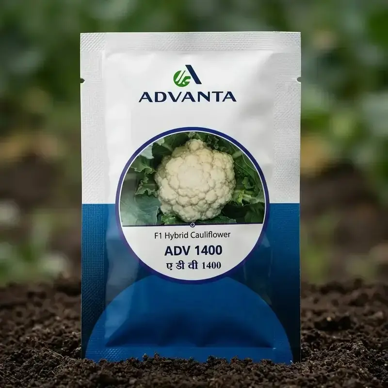 85671 (44) Advanta ADV 1400 F1 Hybrid Cauliflower Seeds - Image 1