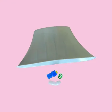 Universal Flat-Surface Sprayer Hood (White) – Rounded Rectangle Shape