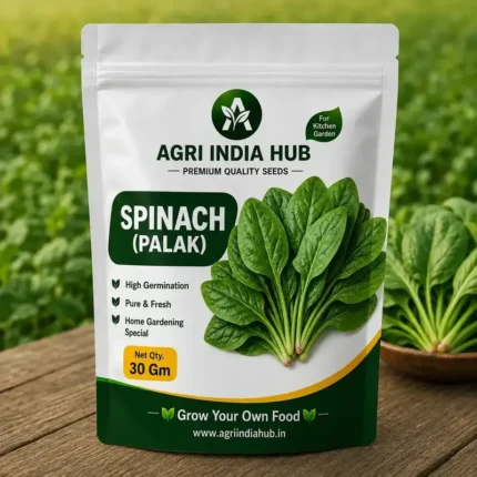 Palak (Spinach) Seeds – 30 Gm | Premium Kitchen Garden Seeds