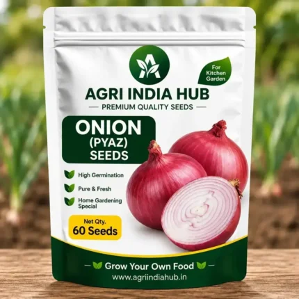 Onion (Pyaz) Seeds – 60 Seeds | Premium Kitchen Garden Seeds